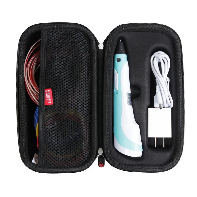 Hermitshell Hard Travel Case for SCRIB3D P1 3D Printing Pen (Black) - Image 1